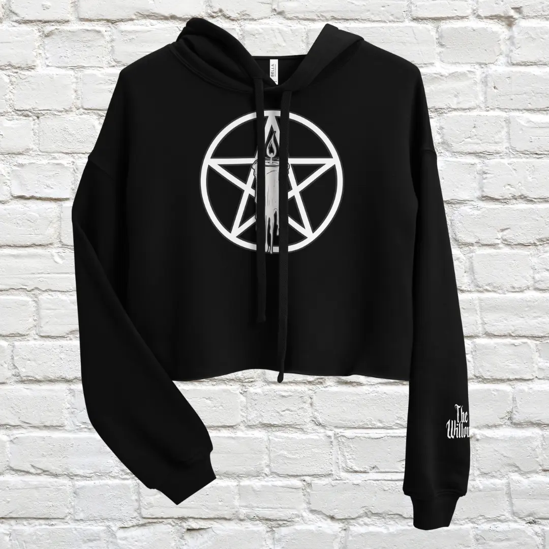 Candle Witch Crop Hoodie image 0
