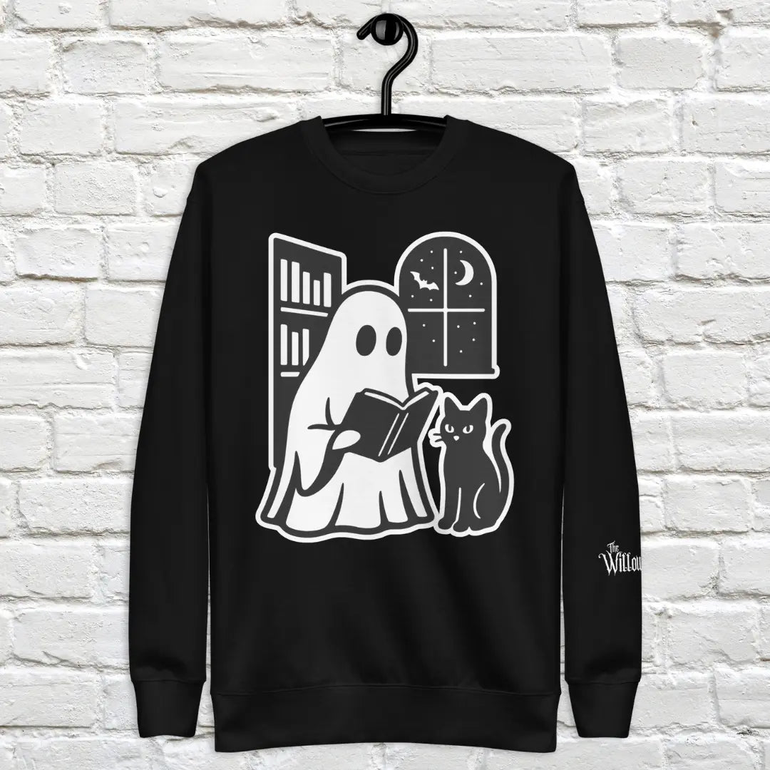 Library Ghost Unisex Crewneck Sweatshirt The Willows