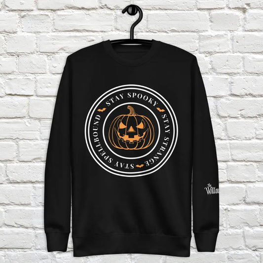 Pumpkin Stamp Unisex Crewneck Sweatshirt The Willows