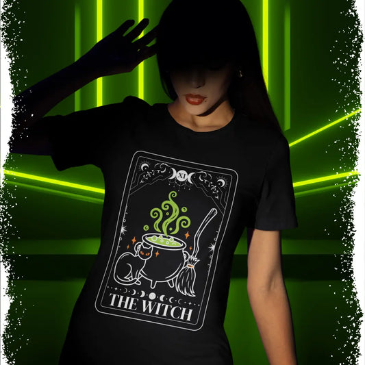 The Witch Tarot Unisex Black Shirt (PRESALE) The Willows