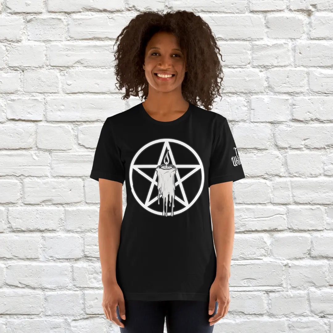 Candle Witch Unisex Shirt image 2