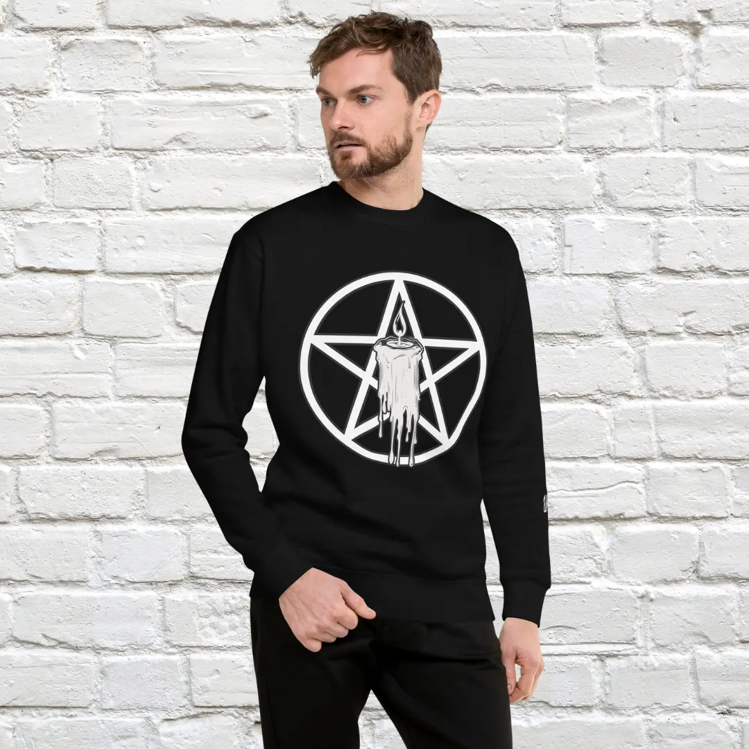 Candle Witch Unisex Crewneck Sweatshirt image 2