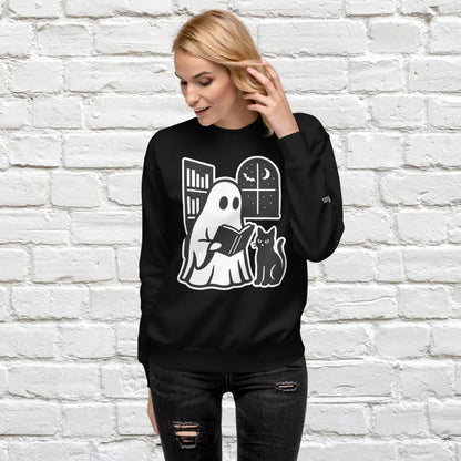 Library Ghost Unisex Crewneck Sweatshirt The Willows
