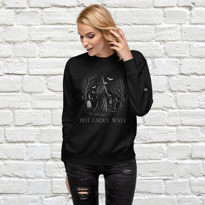 Hot Ghoul Walk Unisex Crewneck Sweatshirt The Willows