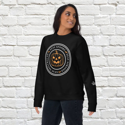 Pumpkin Stamp Unisex Crewneck Sweatshirt The Willows