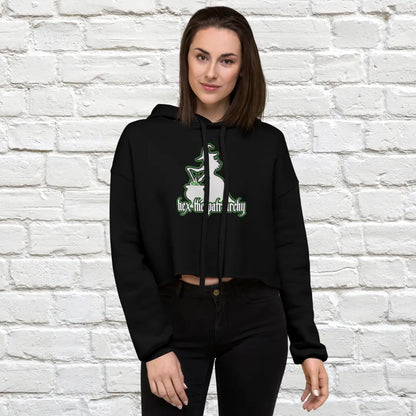 Hex the Patriarchy Crop Hoodie The Willows