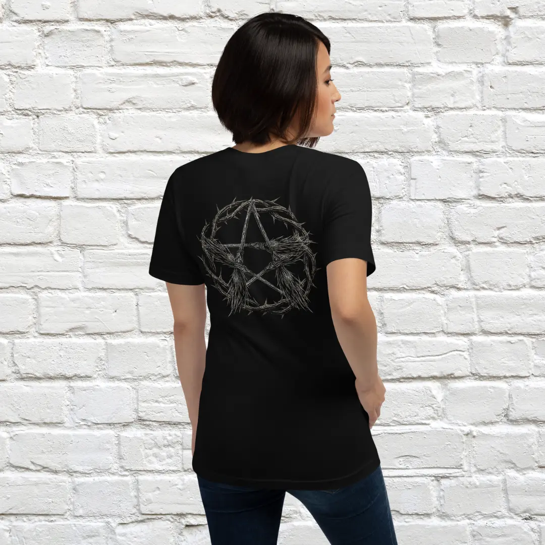 Broom Pentacle Unisex Shirt image 6