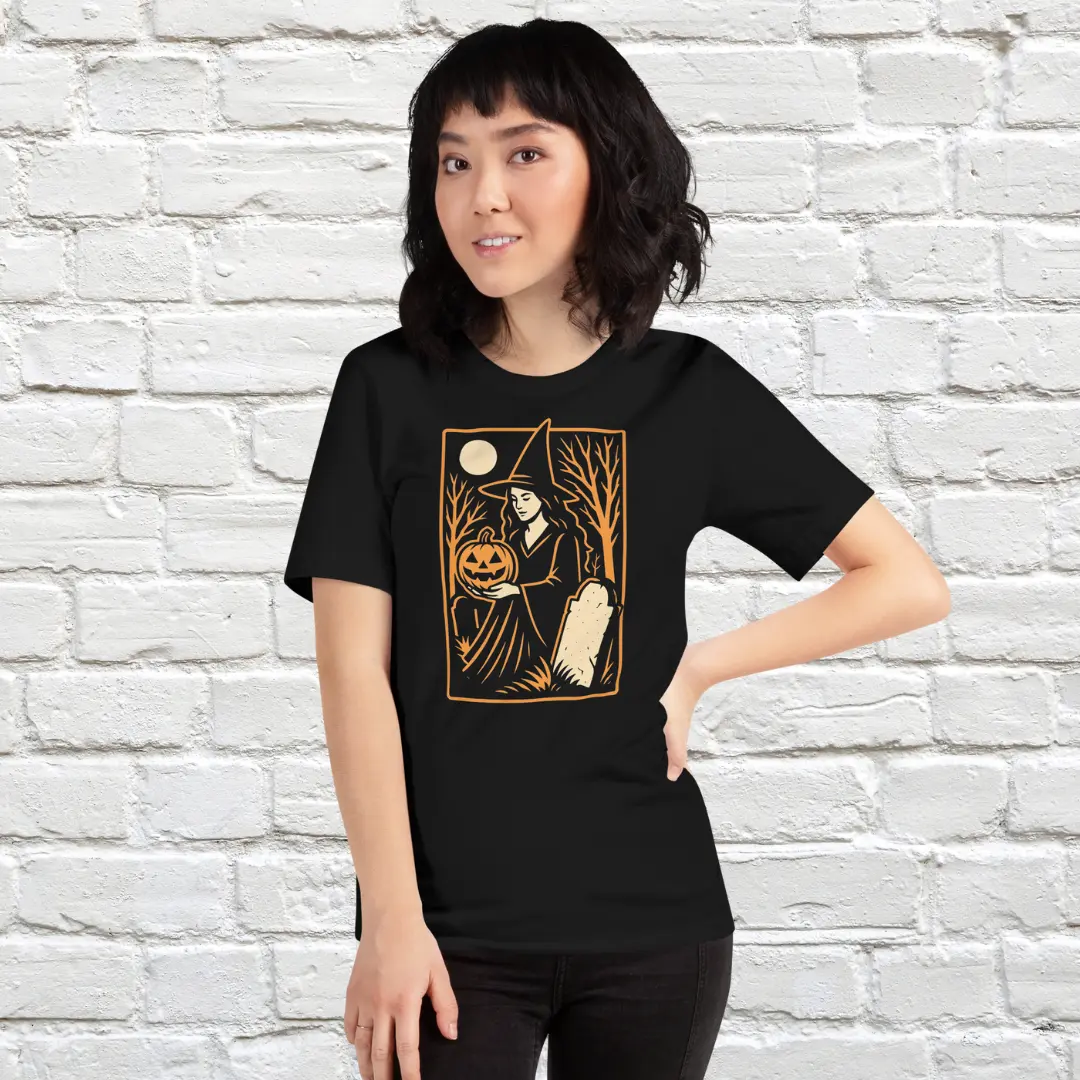 Cemetery Witch Unisex Shirt image 0