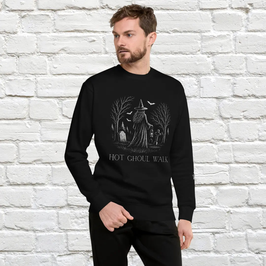 Hot Ghoul Walk Unisex Crewneck Sweatshirt The Willows