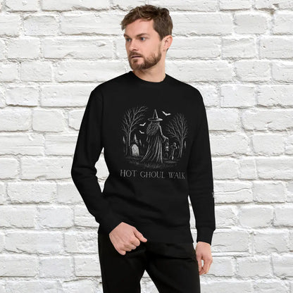 Hot Ghoul Walk Unisex Crewneck Sweatshirt The Willows