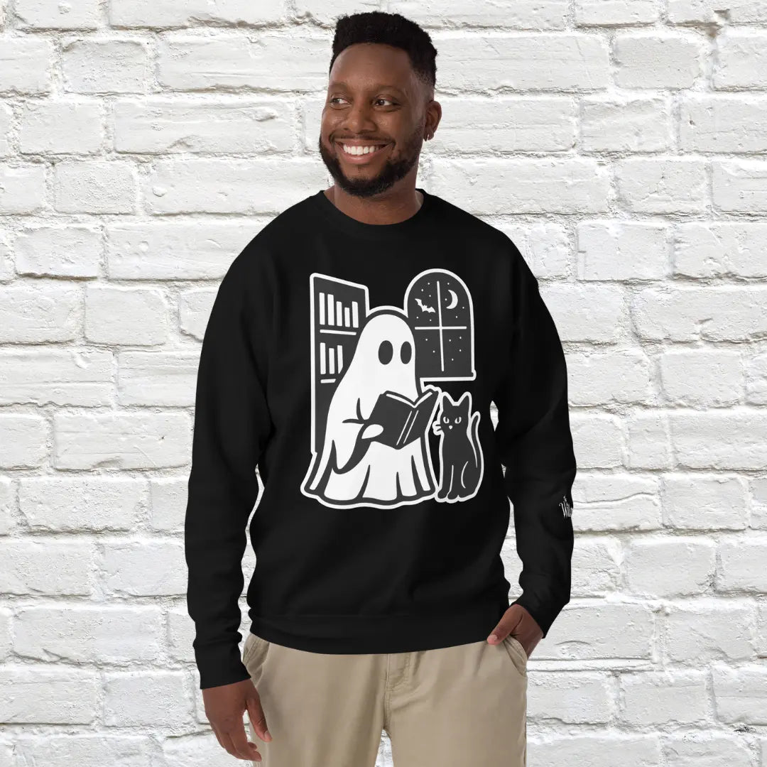 Library Ghost Unisex Crewneck Sweatshirt The Willows