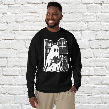 Library Ghost Unisex Crewneck Sweatshirt The Willows