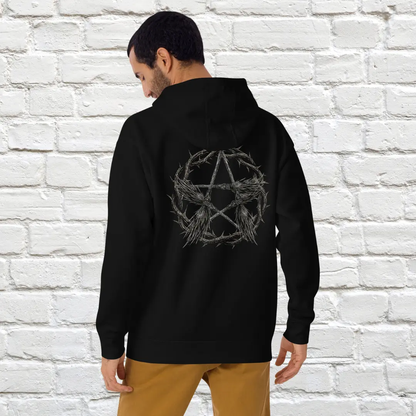 Broom Pentacle Unisex Hoodie image 2
