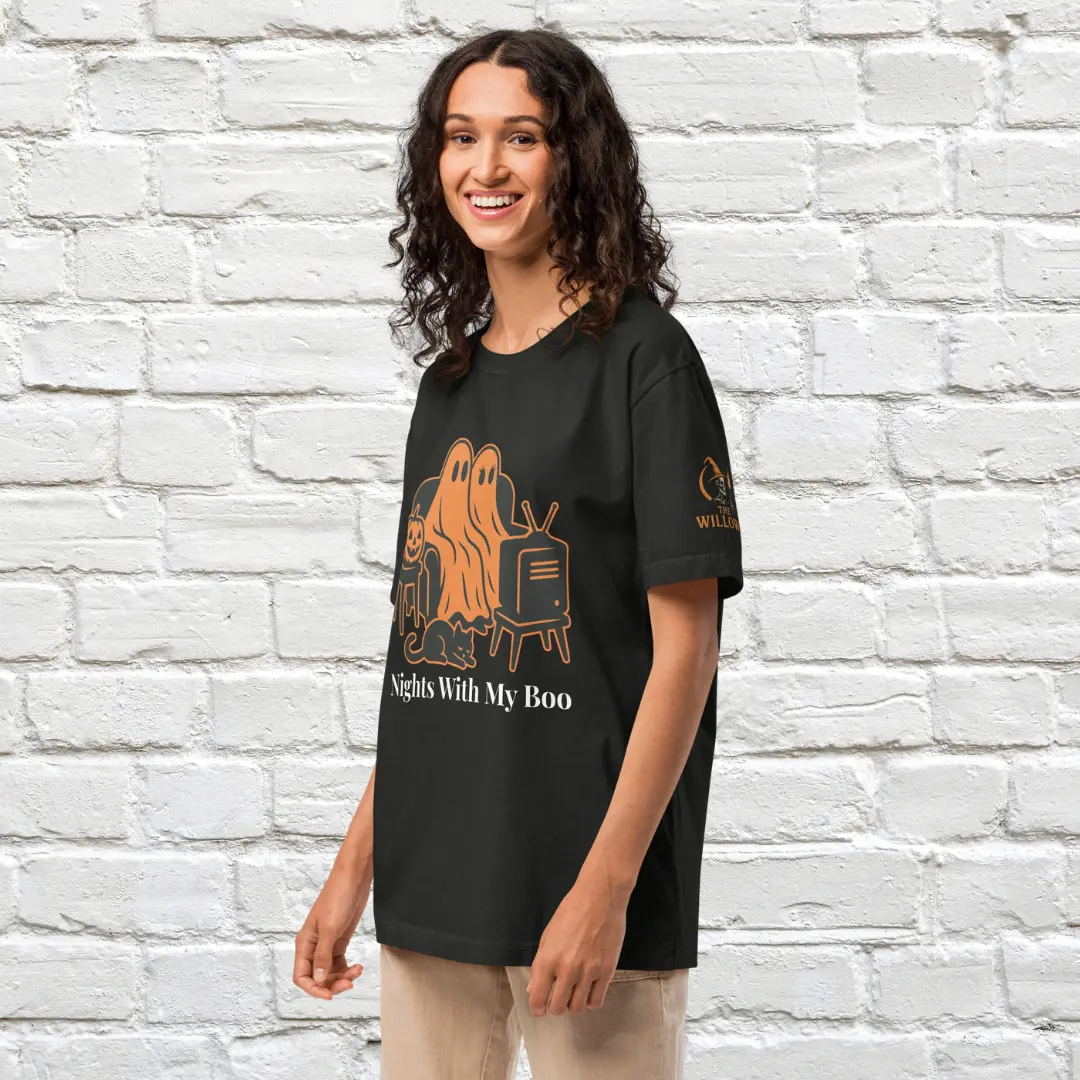 Nights With My Boo Unisex Oversized Shirt image 2