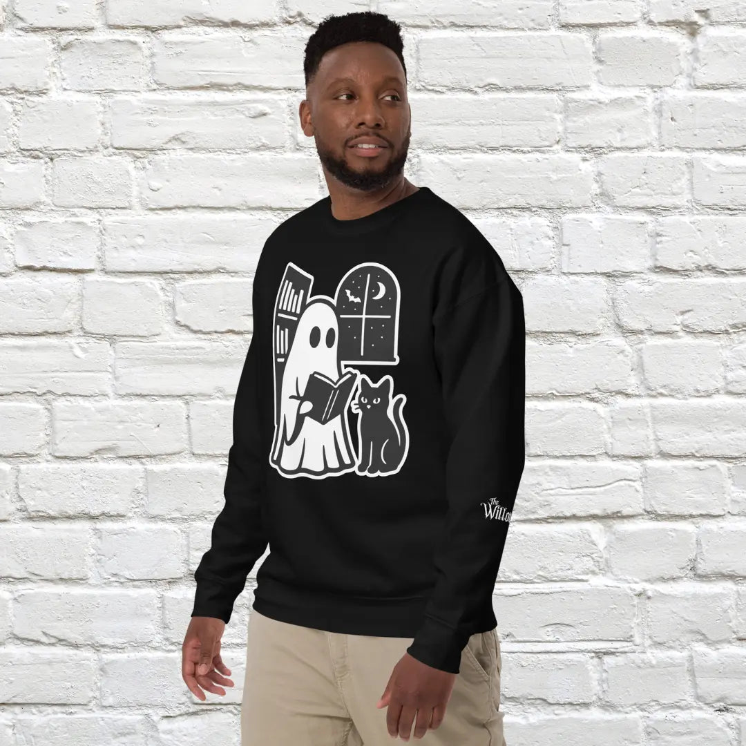 Library Ghost Unisex Crewneck Sweatshirt The Willows