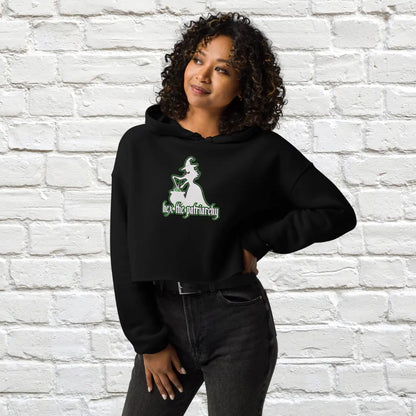 Hex the Patriarchy Crop Hoodie The Willows