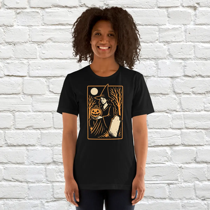 Cemetery Witch Unisex Shirt image 4