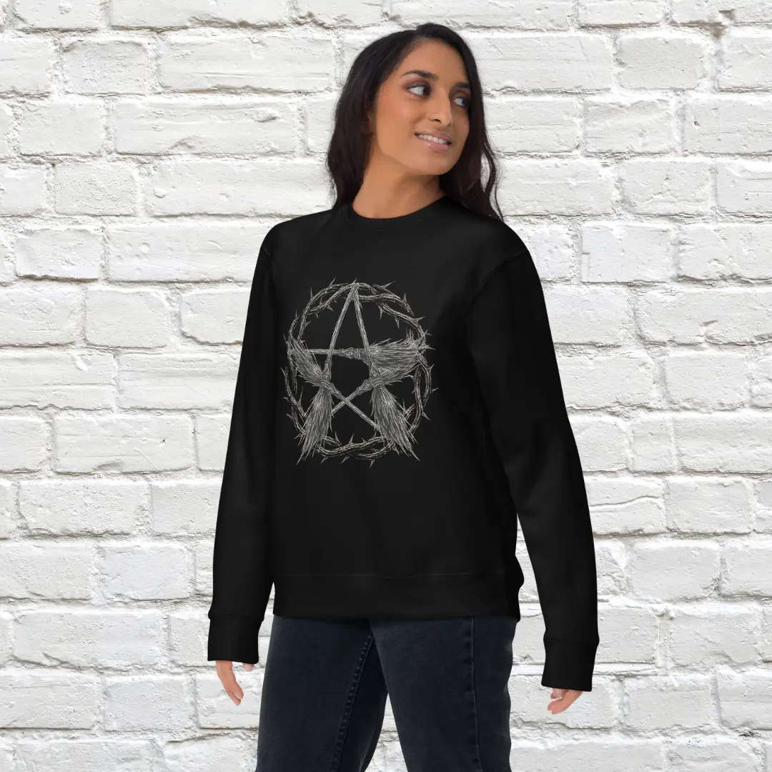 Broom Pentacle Crewneck Sweatshirt image 2