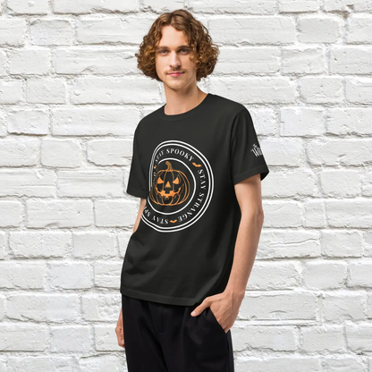 Pumpkin Stamp Unisex Oversized Shirt image 3