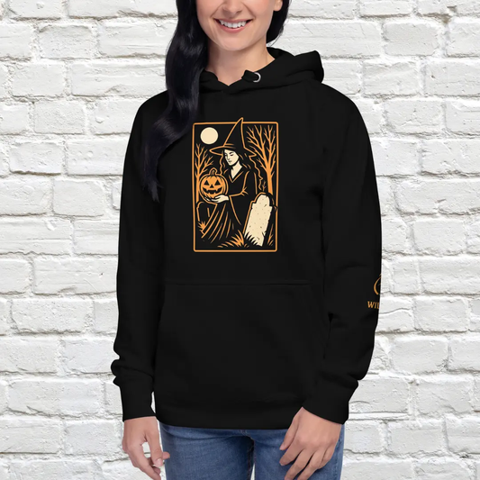 Cemetery Witch Unisex Hoodie image 0