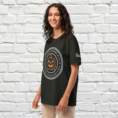 Pumpkin Stamp Unisex Oversized Shirt image 1