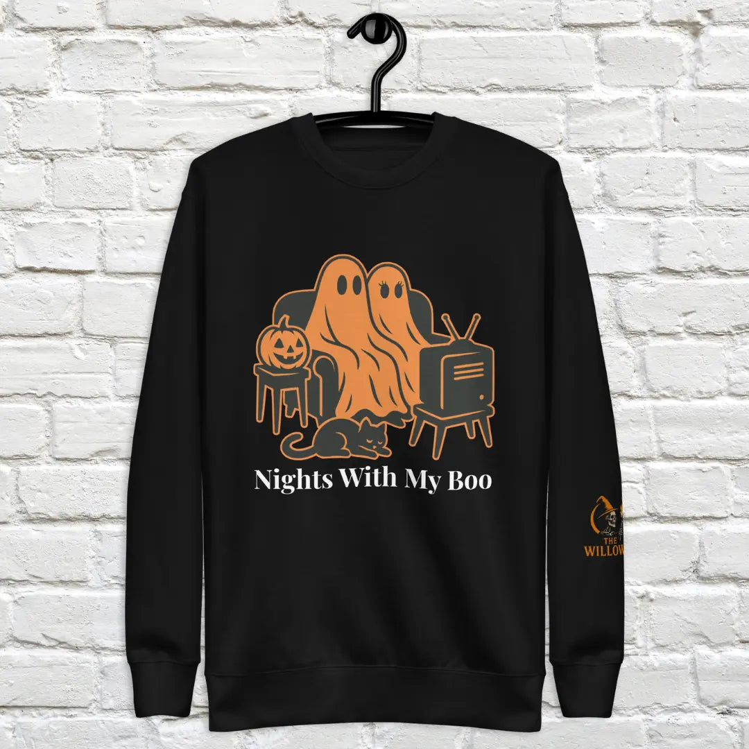 Nights With My Boo Unisex Crewneck Sweatshirt The Willows