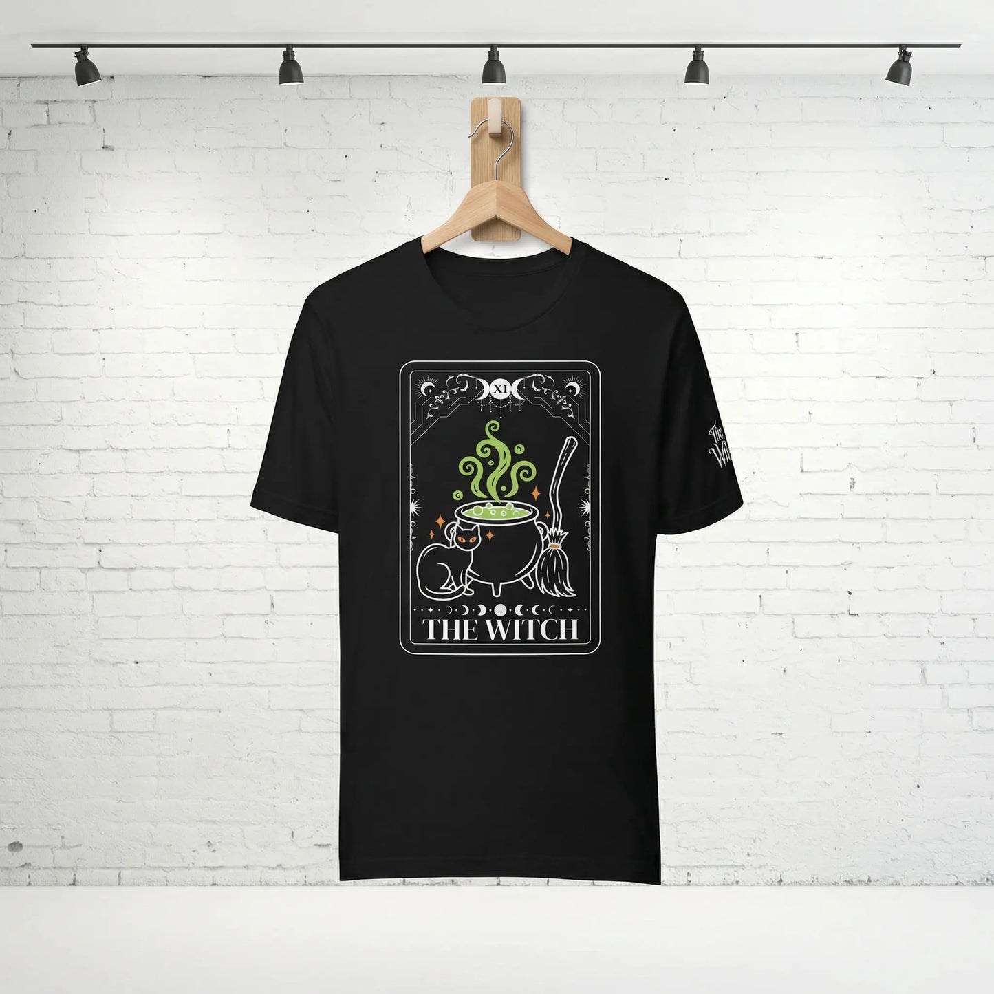 The Witch Tarot Unisex Black Shirt The Willows