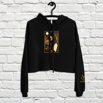 Cemetery Witch Crop Hoodie image 4