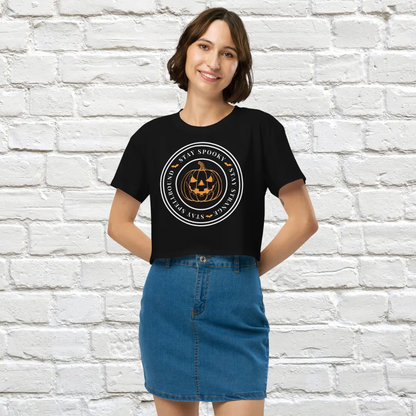 Pumpkin Stamp Crop Top image 4