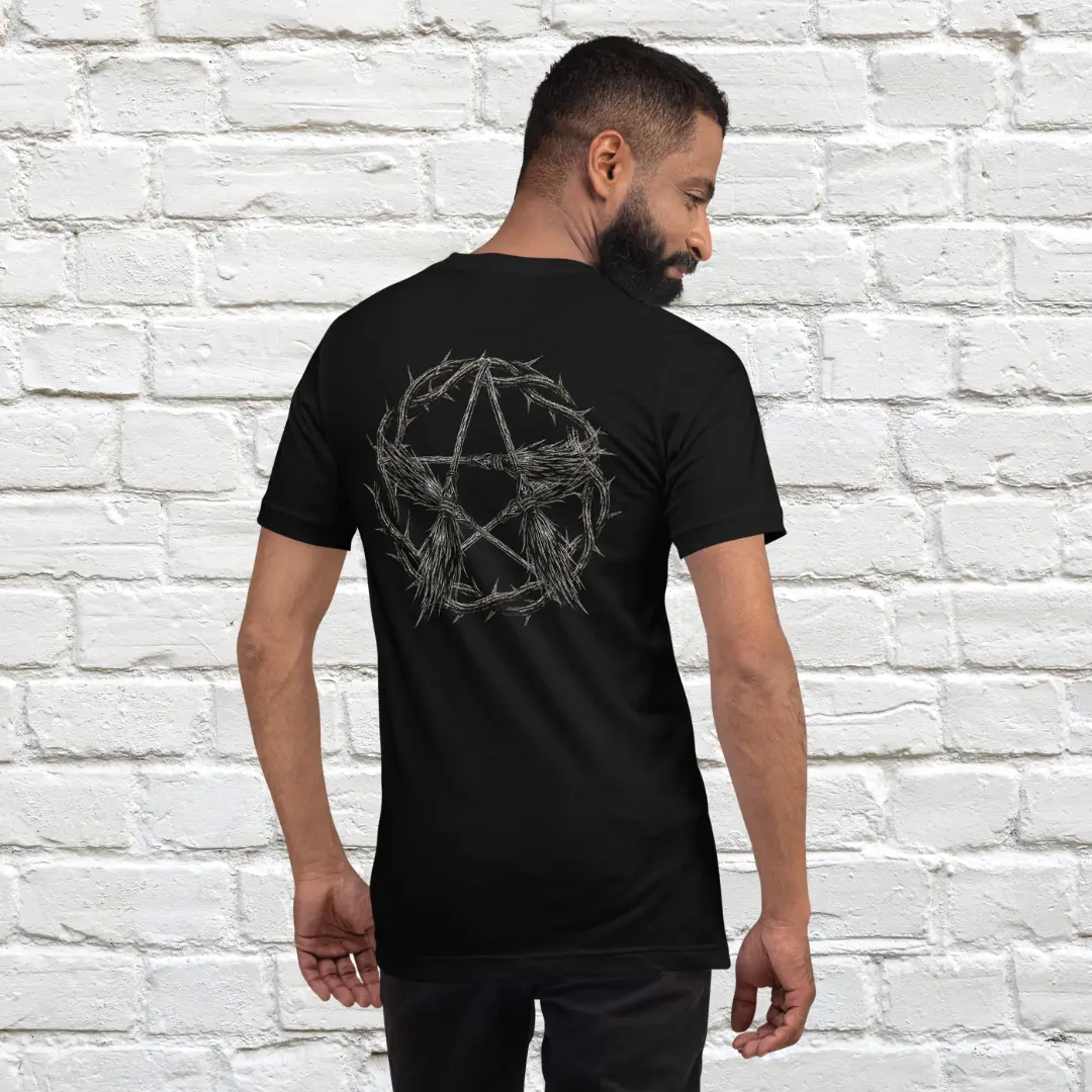 Broom Pentacle Unisex Shirt image 3