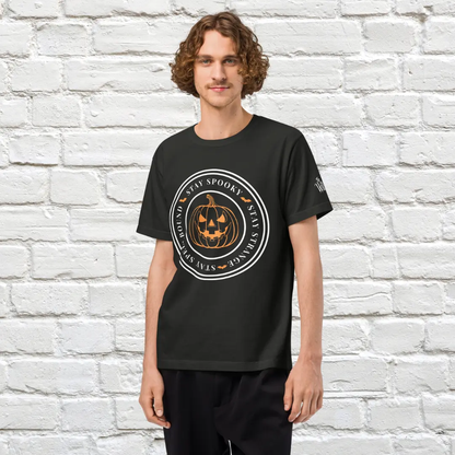 Pumpkin Stamp Unisex Oversized Shirt image 2