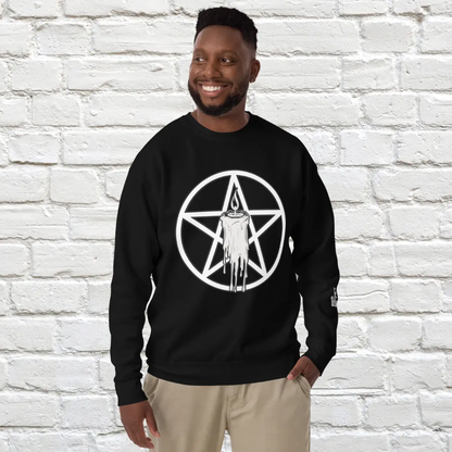 Candle Witch Unisex Crewneck Sweatshirt image 3