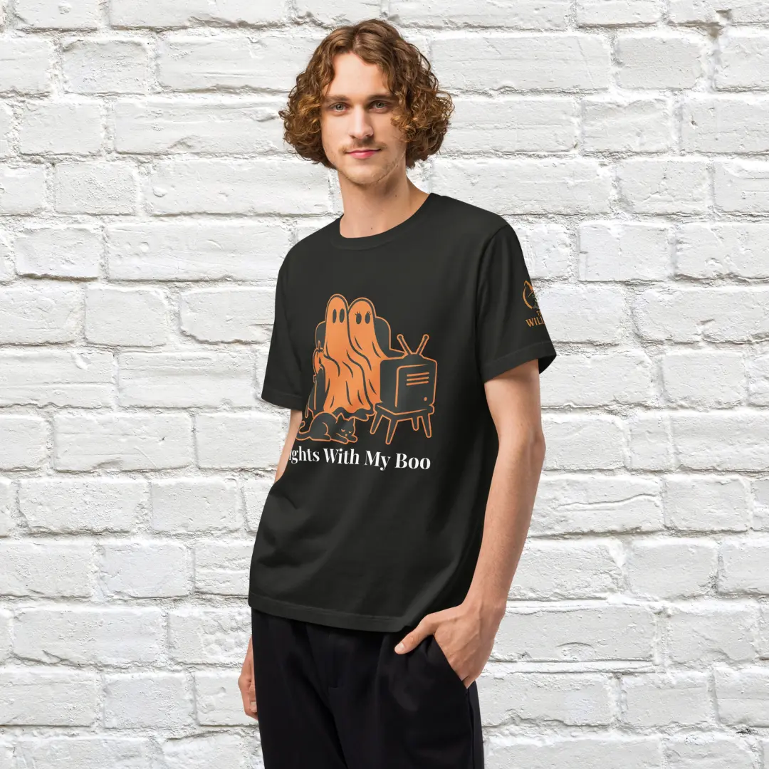 Nights With My Boo Unisex Oversized Shirt image 3