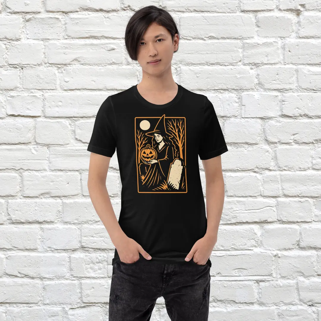 Cemetery Witch Unisex Shirt image 5