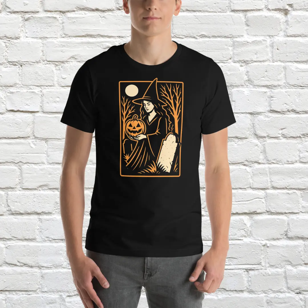 Cemetery Witch Unisex Shirt image 2