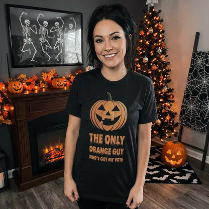The Only Orange Guy Who's Got My Vote – Funny Halloween Pumpkin T-Shirt FREE SHIPPING The Willows